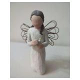 Willow Tree Demdaco Sue Lordi 2001 Angel Figurine with Candle