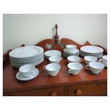 Noritake China Rosepoint 6206 Dinnerware Set