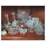 Pressed and Etched Glassware Tabletop Assortment