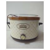 Rival Crock-Pot Stoneware Slow Cooker with Glass Lid and Manual