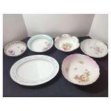 Noritake and Bavarian Porcelain Serving Dishes and Bowls