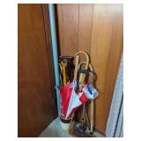 Walking Sticks, Canes, and Umbrellas in Crock