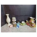 Mixed Decorative Ceramic and Porcelain Tableware Set