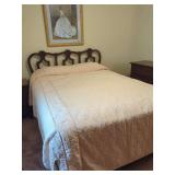 Wooden Headboard and Inst-A-Matic Metal Bed Frame