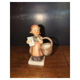 Goebel Hummel Porcelain Figurine Letter Girl With Basket TMK-6 W. Germany