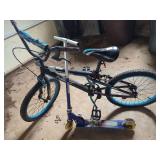 Next Wipe Out BMX Bicycle and Jackknife Folding Scooter Combo