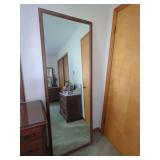 Full-Length Framed Wall Mirror