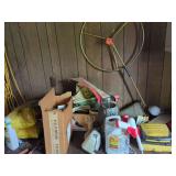 Assorted Hardware, Tools, and Chemicals