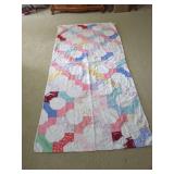 Hand-Pieced Multi-Pattern Textile Quilt