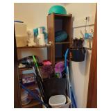 Household Cleaning Supplies and Utility Storage Shelving Unit