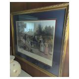 Framed Print Sunday Morning in Sleepy Hollow After Etching by Jas. S. King