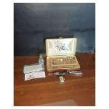 Mixed Personal Accessories and Tool Assembly in Western Theme Case