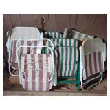 Assorted Folding Lawn and Beach Chairs