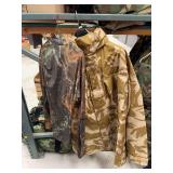 Two-Piece Camouflage Jacket and Long Sleeve Shirt Lot