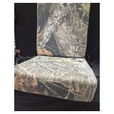 Tree Bark Camouflage Folding Hunting Seat Cushion with Straps
