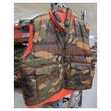 Guide Gear Camouflage Outerwear Set with Reversible Vest and Quilted Pullover