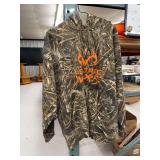 Realtree Max-5 Camouflage Hooded Sweatshirt and Mossy Oak Puffer Jacket