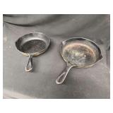 Two Cast Iron Skillets Including Wagner Ware Sidney O Model 1056 V