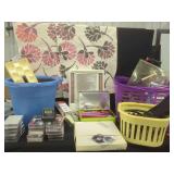Mixed Media and Technology Group Including Cassette Converters, IBM Software, and Household Accessories