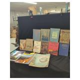 Assorted Mixed Hardcover and Softcover Books and Atlases