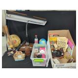 Mixed Grouping of Household Decor, Lighting, and Collectibles