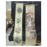 Two Woven Textile Wall Hangings After Lena Liu Artworks