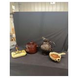 Ceramic and Metal Kitchenware Pieces