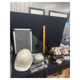 Assorted Hardware, Tools, and Safety Equipment Grouping