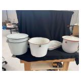 Enamelware Kitchen and Household Containers