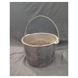 Cast Iron Pot with Wire Bail Handle