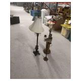 Metal and Wood Decorative Lamps and Candleholders
