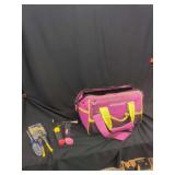 Essentials Pink Tool Bag with Assorted Hand Tools