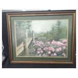 Larry Dodson Framed Print Misty Summer Day 1976
