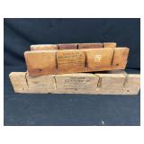 Durall and Blue Grass Rock Maple Miter Boxes Set of Two
