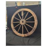 Wooden Wagon Wheel Decor