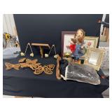 Mixed Decorative Home Furnishings and Figure Group
