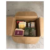 Box Containing Religious Books and Media