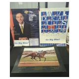 Secretariat Commemorative Poster and Rick Pitino Calendar Print