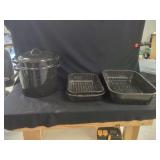 Black Enamelware Cookware Set