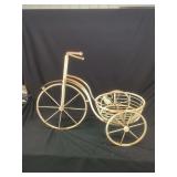 Wrought Iron Tricycle Plant Stand