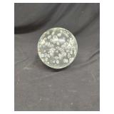Clear Glass Control Bubble Paperweight