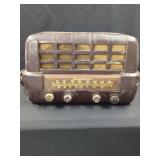 Raytheon Brown Bakelite Tabletop Tube Radio