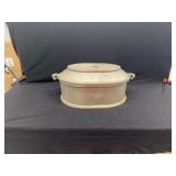 Guardian Service Cast Aluminum Oval Roaster Pot with Lid