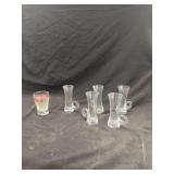 Coca-Cola Branded Glassware and Clear Glass Stemmed Cups