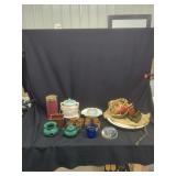 Mixed Decorative Home Goods and Kitchen Accessories