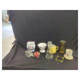 Mixed Decorative Glassware and Ceramics Assortment