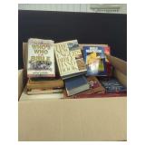 Box of Religious Reference and World History Hardcover and Softcover Books