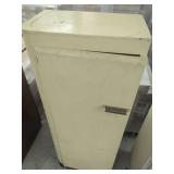 Painted Wooden Cabinet with Shelves