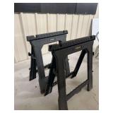 Stanley Plastic Sawhorses, Pair