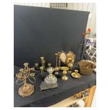 Decorative Metalware and Home Decor Grouping